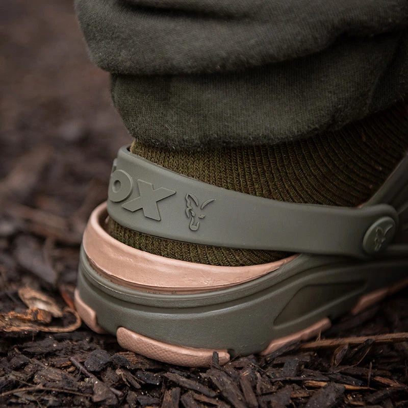 Fox Khaki Clogs